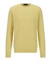 Falke Crew Neck Cotton Piqu&eacute; Strickpullover Herren - hay (1105)