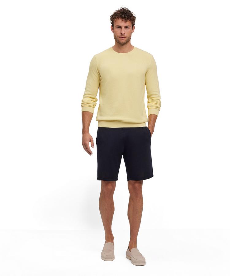 Falke Falke Crew Neck Cotton Piqu&eacute; Strickpullover Herren - hay (1105) - 1 | SportScheck