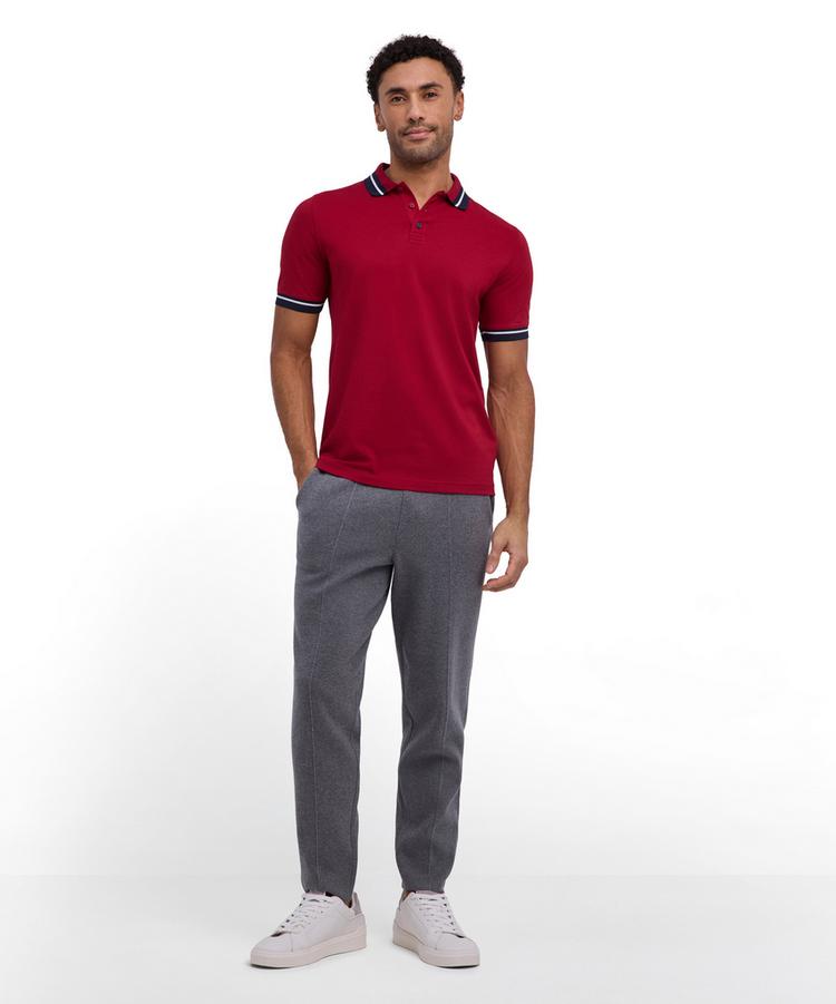 Falke Falke Easy Care Polo Shirt Poloshirt Herren - ruby (8830) - 1 | SportScheck