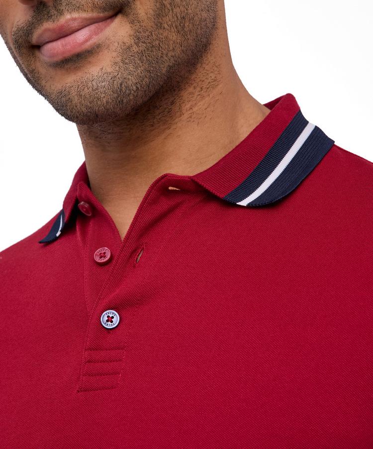 Falke Falke Easy Care Polo Shirt Poloshirt Herren - ruby (8830) - 3 | SportScheck