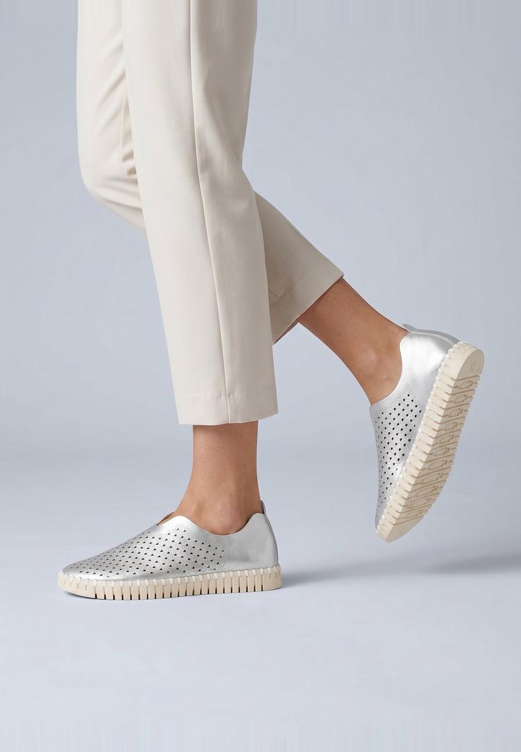 Ilse Jacobsen Ilse Jacobsen TULIP3576 Slipper Damen - silver - 2 | SportScheck