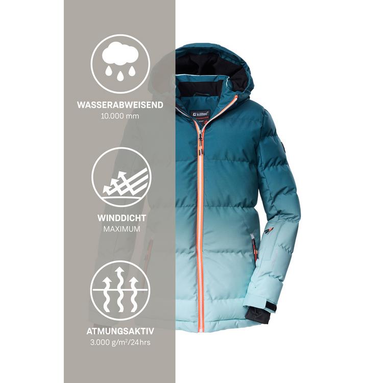 KILLTEC KILLTEC KSW 330 GRLSQLTD JCKT Skijacke Kinder - Gr&uuml;n2063 - 13 | SportScheck