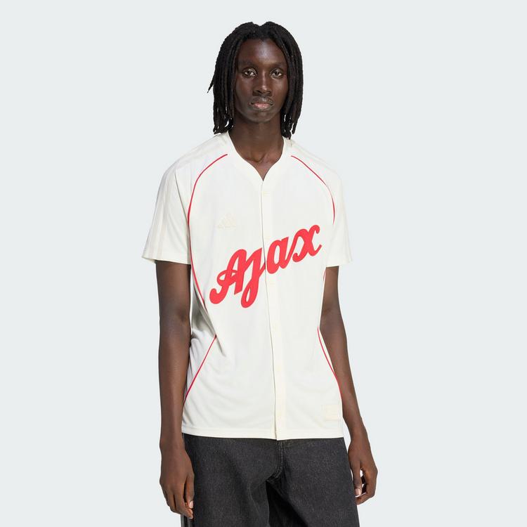 adidas adidas Ajax Amsterdam US Hemd Funktionsshirt Herren - Off White - 0 | SportScheck