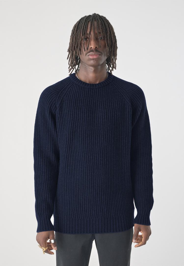 Cleptomanicx Cleptomanicx Big Ben Strickpullover Herren - Navy - 0 | SportScheck