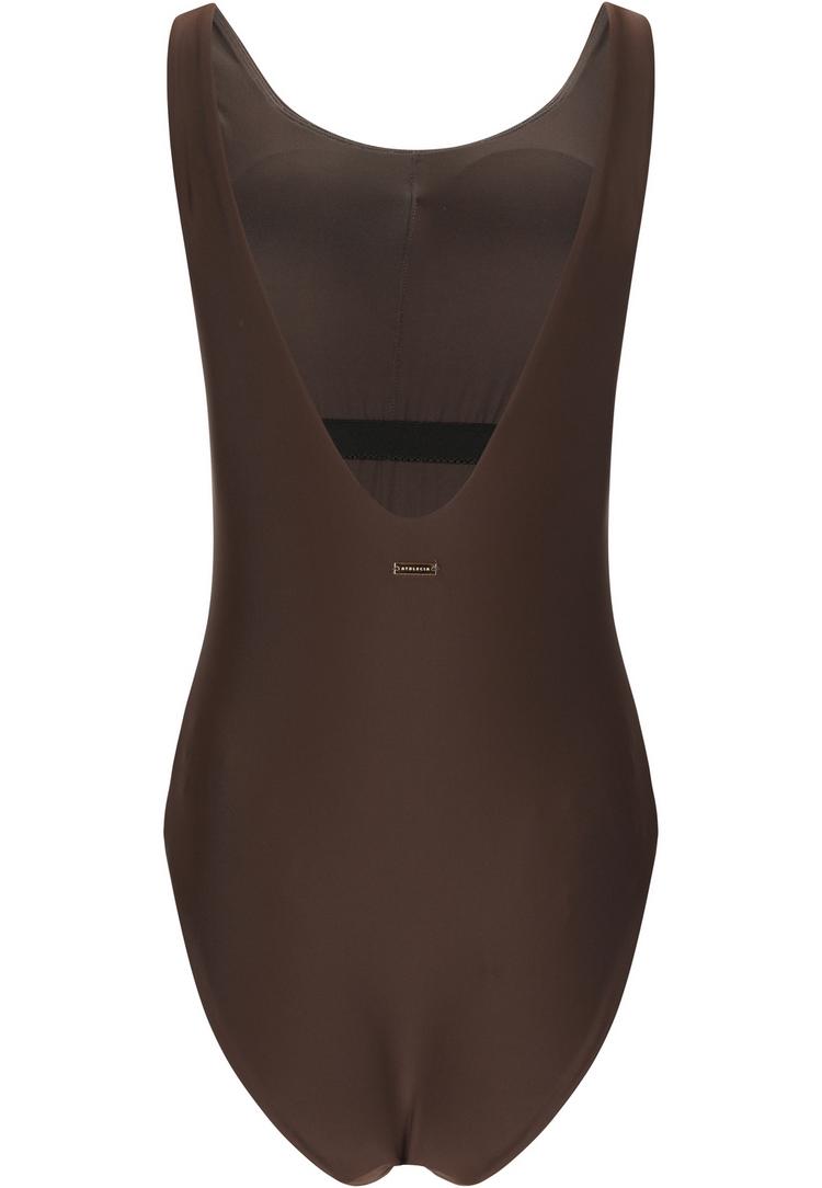 Athlecia Athlecia Isabella Badeanzug Damen - 1294 Chocolate Torte - 0 | SportScheck
