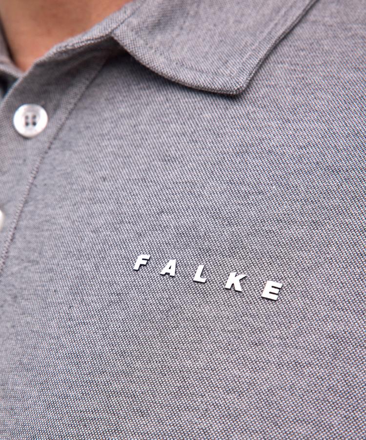 Falke Falke GO Poloshirt Poloshirt Herren - grey-heather (3757) - 3 | SportScheck