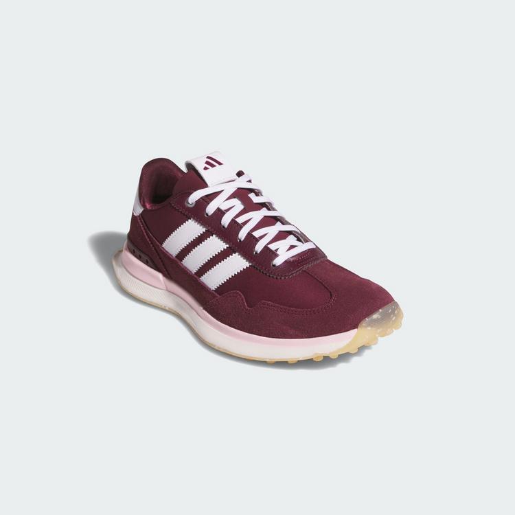 adidas adidas S2G 26 TEXTILE SPIKELESS GOLFSCHUH Sneaker Damen - Maroon / Cloud White / Clear Pink - 3 | SportScheck