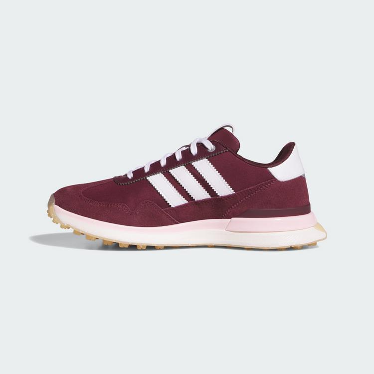 adidas adidas S2G 26 TEXTILE SPIKELESS GOLFSCHUH Sneaker Damen - Maroon / Cloud White / Clear Pink - 5 | SportScheck
