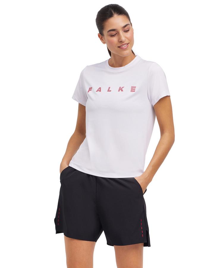 Falke Falke Trekking Logo T-Shirt Damen - white (2860) - 0 | SportScheck