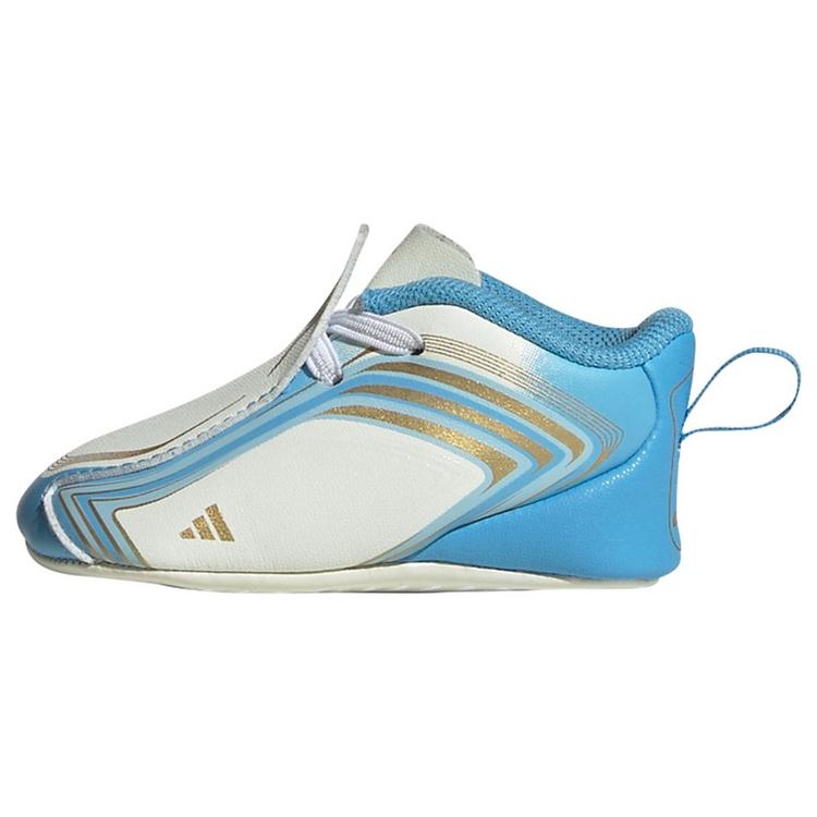 adidas adidas F50 Messi Kids Crib Schuh Fu&szlig;ballschuhe Kinder - Ivory / Semi Blue Burst / Icey Blue - 0 | SportScheck