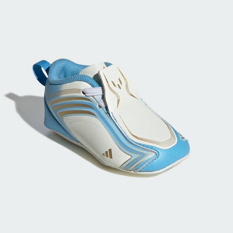 adidas adidas F50 Messi Kids Crib Schuh Fu&szlig;ballschuhe Kinder - Ivory / Semi Blue Burst / Icey Blue - 2 | SportScheck