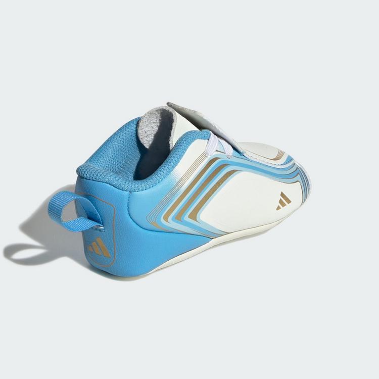 adidas adidas F50 Messi Kids Crib Schuh Fu&szlig;ballschuhe Kinder - Ivory / Semi Blue Burst / Icey Blue - 3 | SportScheck