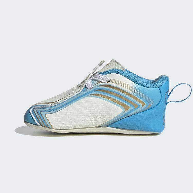 adidas adidas F50 Messi Kids Crib Schuh Fu&szlig;ballschuhe Kinder - Ivory / Semi Blue Burst / Icey Blue - 4 | SportScheck