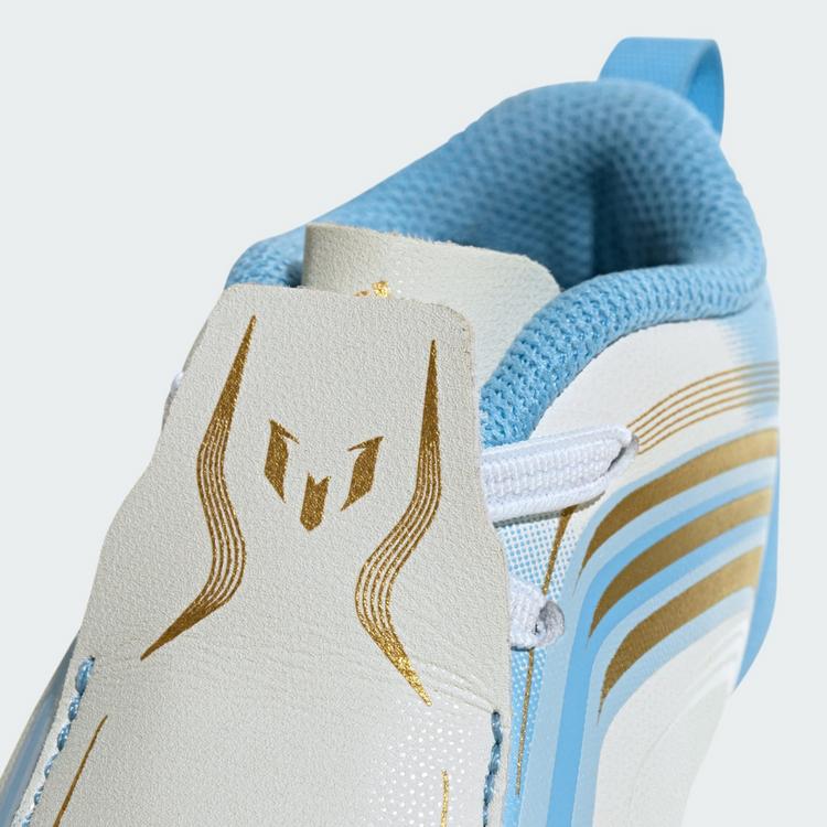 adidas adidas F50 Messi Kids Crib Schuh Fu&szlig;ballschuhe Kinder - Ivory / Semi Blue Burst / Icey Blue - 5 | SportScheck