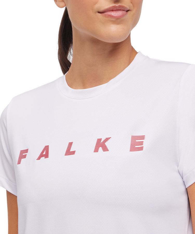 Falke Falke Trekking Logo T-Shirt Damen - white (2860) - 3 | SportScheck