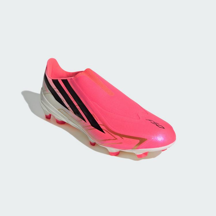 adidas adidas F50 HYPERFAST LEAGUE Fu&szlig;ballschuh, Fu&szlig;ballschuhe - Solar Turbo / Core Black / Gold Metallic - 2 | SportScheck