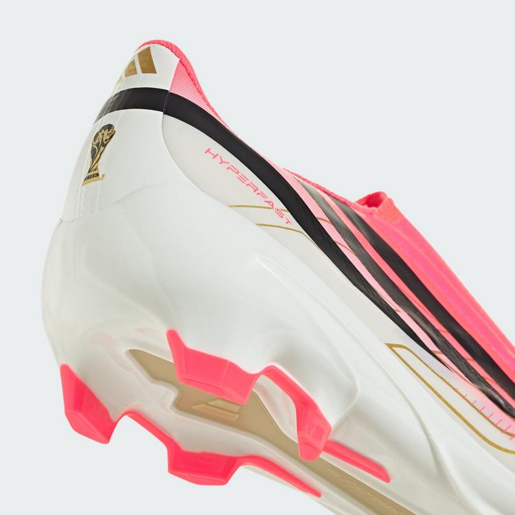 adidas adidas F50 HYPERFAST LEAGUE Fu&szlig;ballschuh, Fu&szlig;ballschuhe - Solar Turbo / Core Black / Gold Metallic - 6 | SportScheck