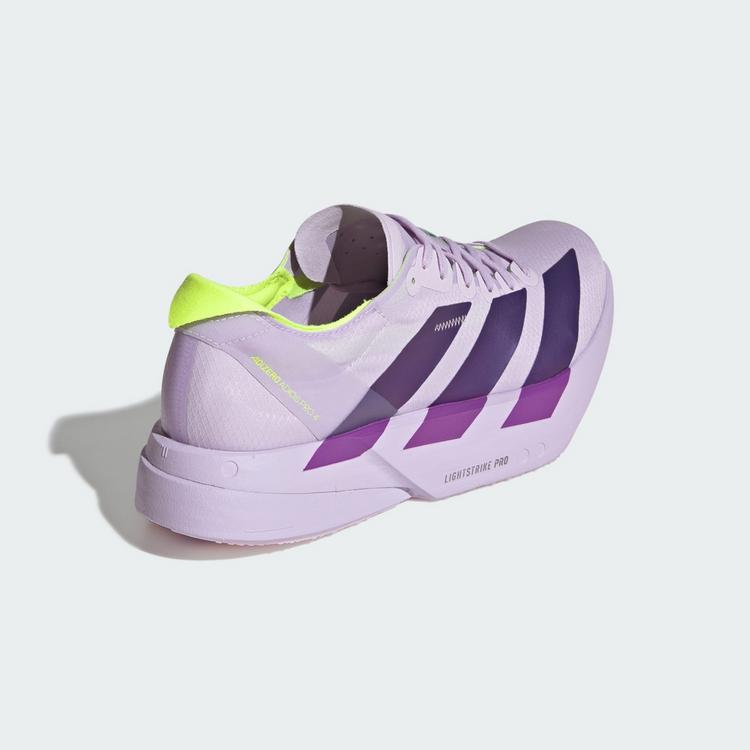 adidas adidas ADIZERO ADIOS PRO 4 LAUFSCHUH Laufschuhe Damen - Purple Tint / Solar Purple / Signal Green - 4 | SportScheck