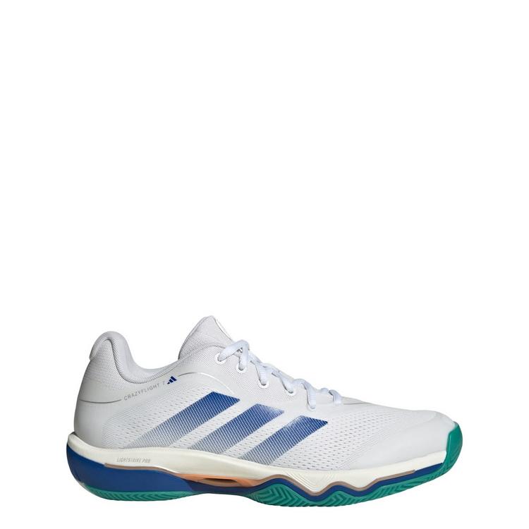 adidas adidas CRAZYFLIGHT&nbsp;7 Schuh Hallenschuhe Herren - Cloud White / Royal Blue / Equipment Green - 0 | SportScheck