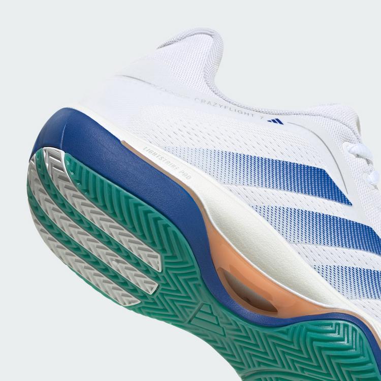 adidas adidas CRAZYFLIGHT&nbsp;7 Schuh Hallenschuhe Herren - Cloud White / Royal Blue / Equipment Green - 6 | SportScheck