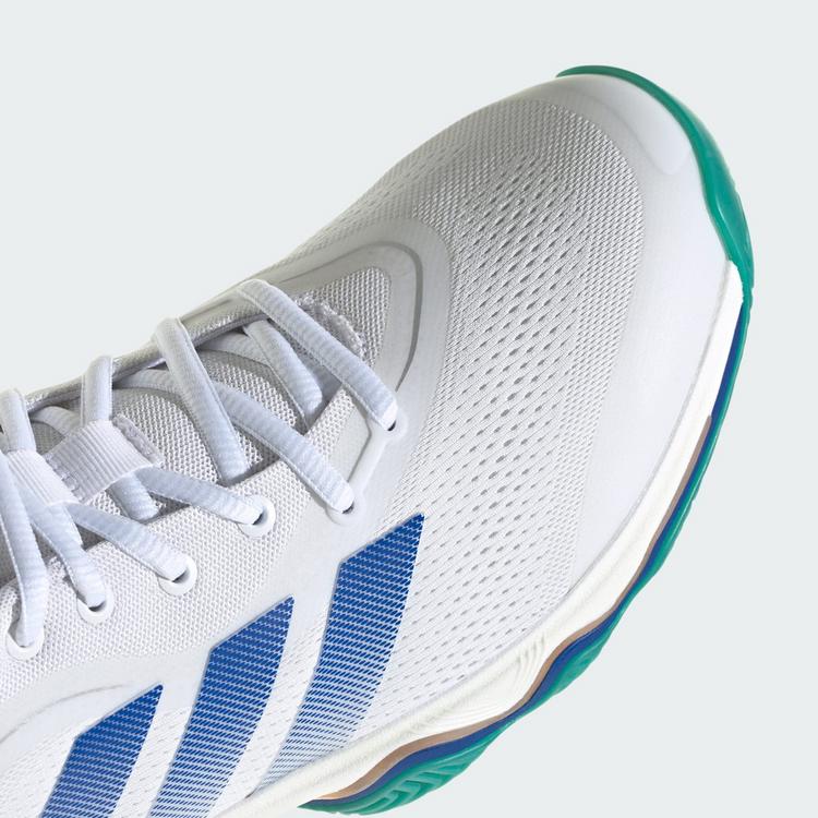 adidas adidas CRAZYFLIGHT&nbsp;7 Schuh Hallenschuhe Herren - Cloud White / Royal Blue / Equipment Green - 7 | SportScheck