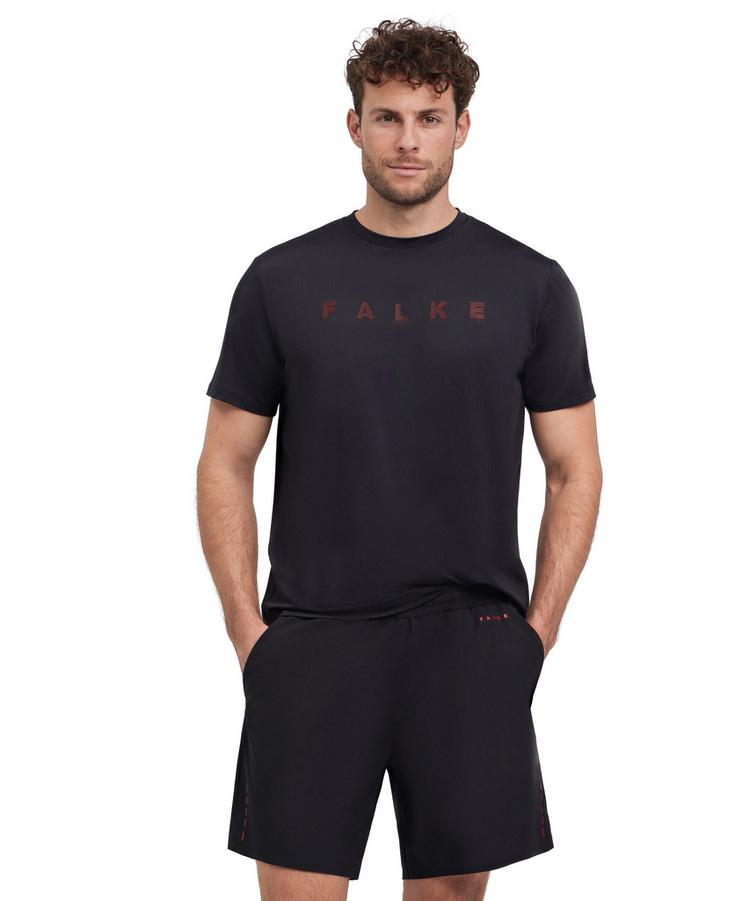 Falke Falke Trekking Logo T-Shirt Herren - black (3000) - 0 | SportScheck