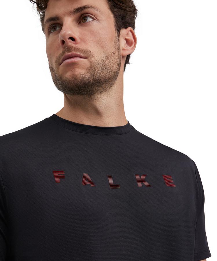 Falke Falke Trekking Logo T-Shirt Herren - black (3000) - 3 | SportScheck