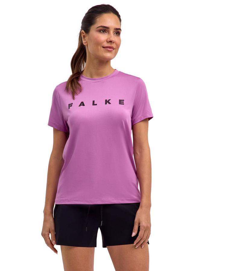 Falke Falke Trekking Logo T-Shirt Damen - mulberry (8062) - 0 | SportScheck