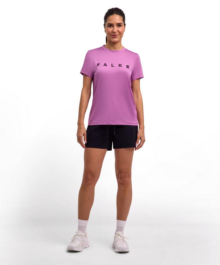 Falke Falke Trekking Logo T-Shirt Damen - mulberry (8062) - 1 | SportScheck