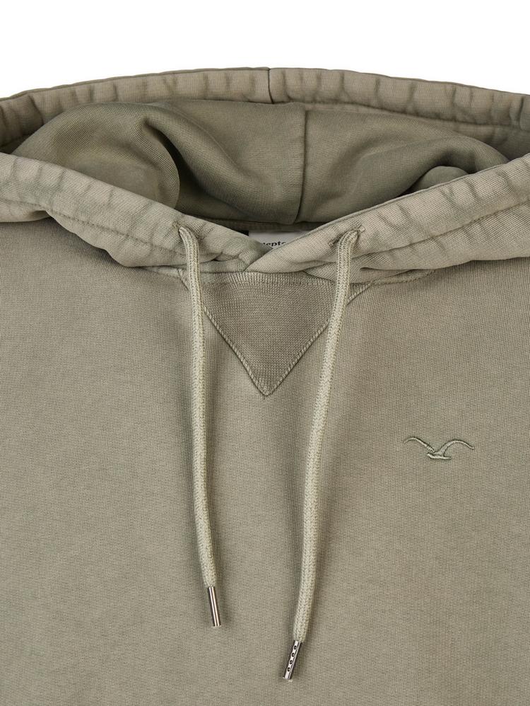Cleptomanicx Cleptomanicx Boxy Hooded Ligull Washed Kapuzenshirt Herren - Tea Leaf - 1 | SportScheck