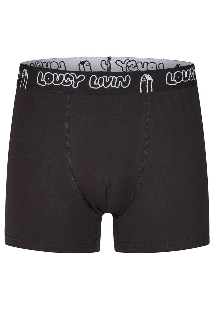Lousy Livin Lousy Livin 2Pack Boxershorts Trunks Unterhose Herren - Black - 0 | SportScheck