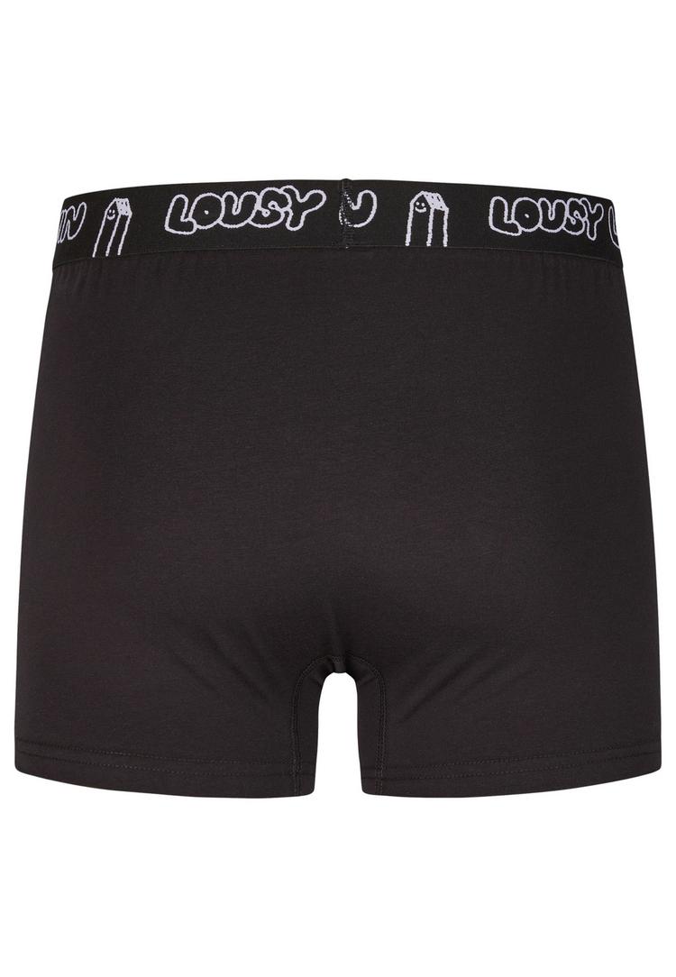 Lousy Livin Lousy Livin 2Pack Boxershorts Trunks Unterhose Herren - Black - 1 | SportScheck