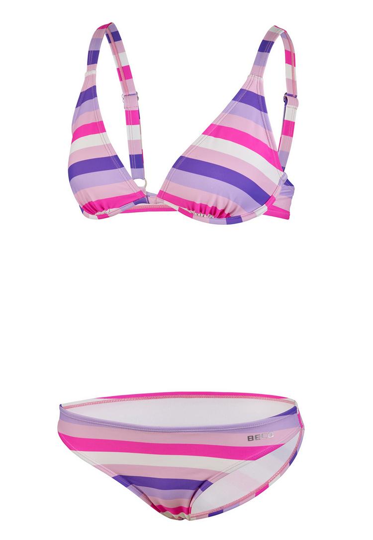 BECO BEERMANN BECO BEERMANN Fresh Stripes Bikini Set Damen - pink - 0 | SportScheck