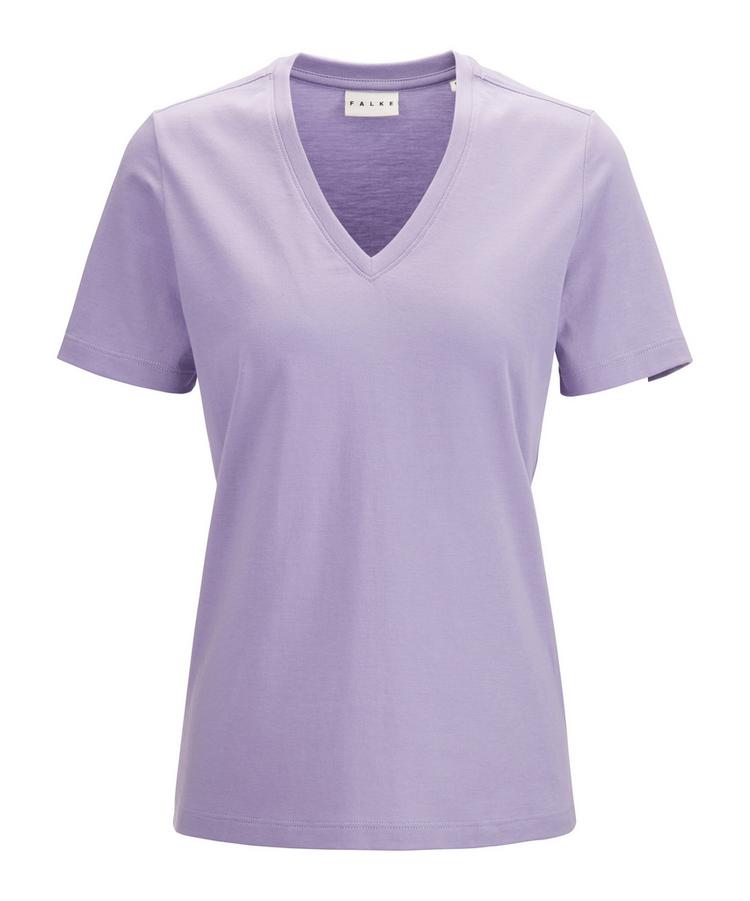 Falke Falke V-Neck T-Shirt Damen - lavender (6901) - 0 | SportScheck