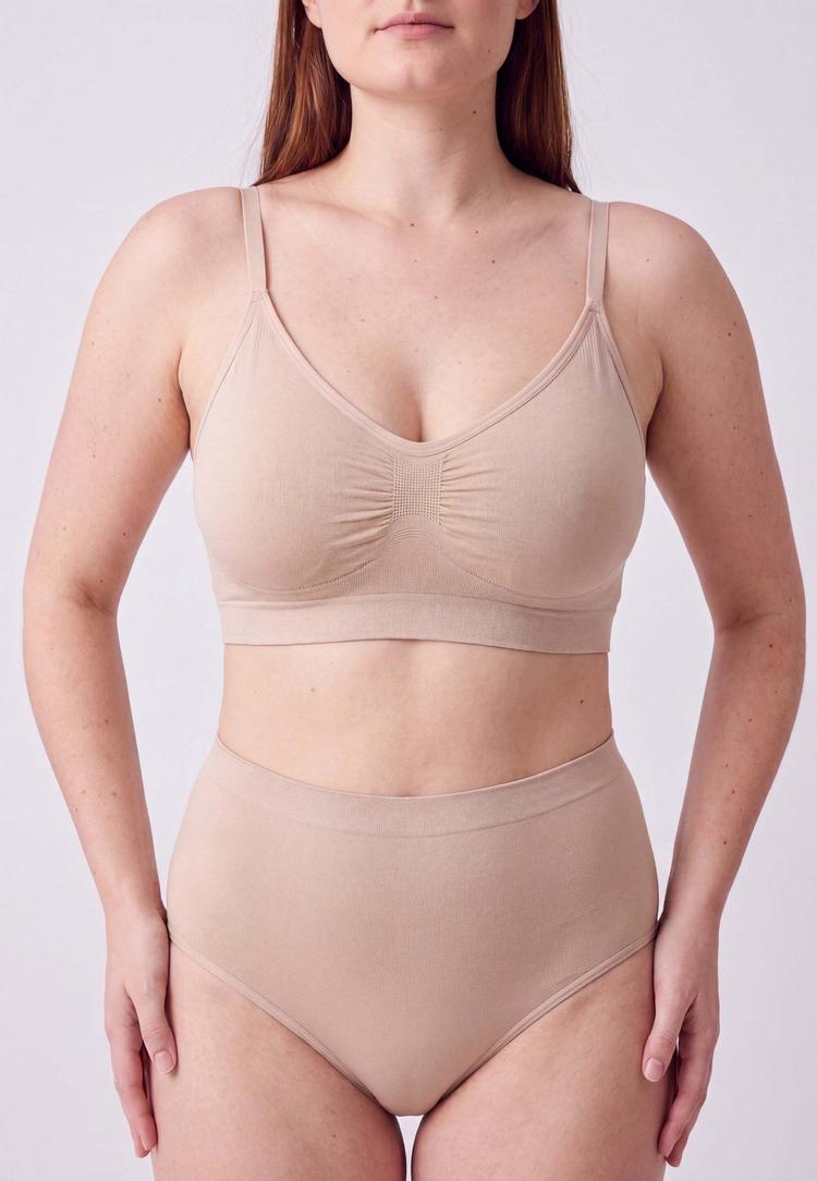 Snocks Snocks Shaping BH mit Spaghettitr&auml;gern BH Damen - beige - 0 | SportScheck
