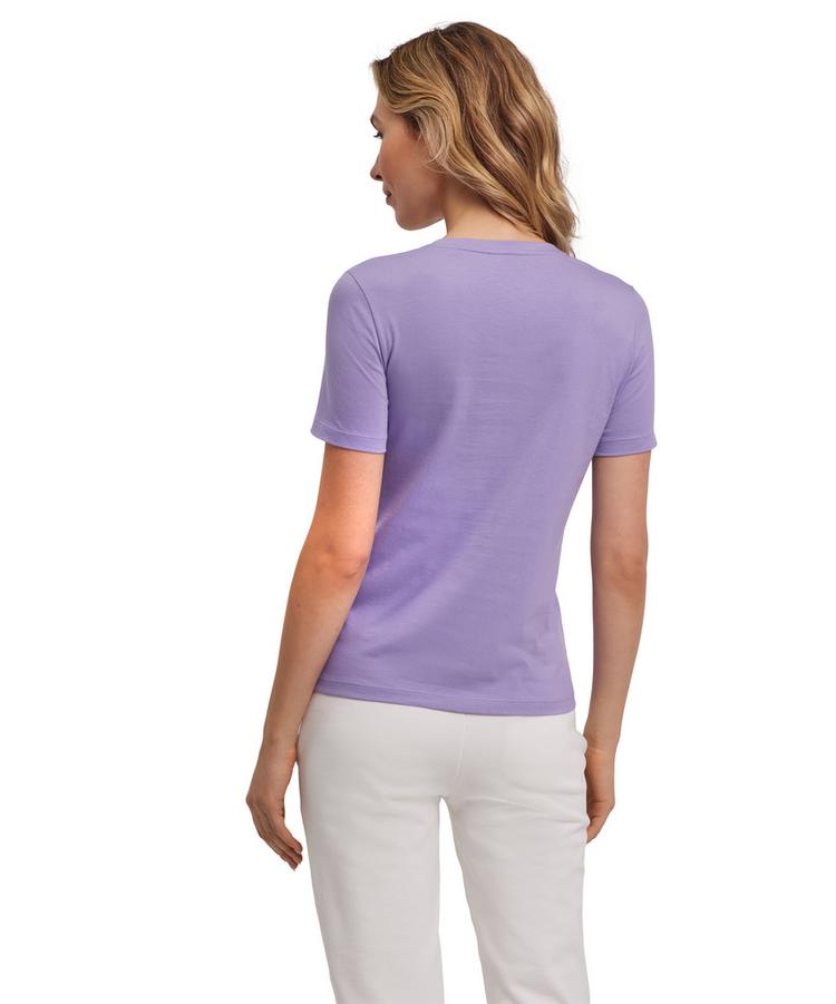 Falke Falke V-Neck T-Shirt Damen - lavender (6901) - 0 | SportScheck