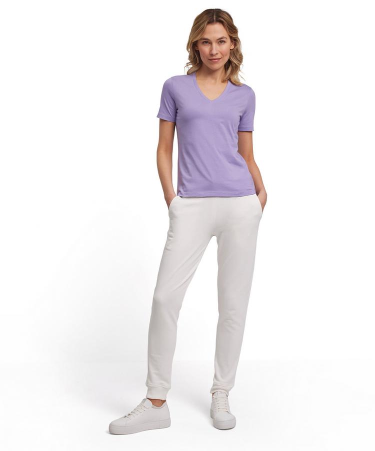 Falke Falke V-Neck T-Shirt Damen - lavender (6901) - 1 | SportScheck