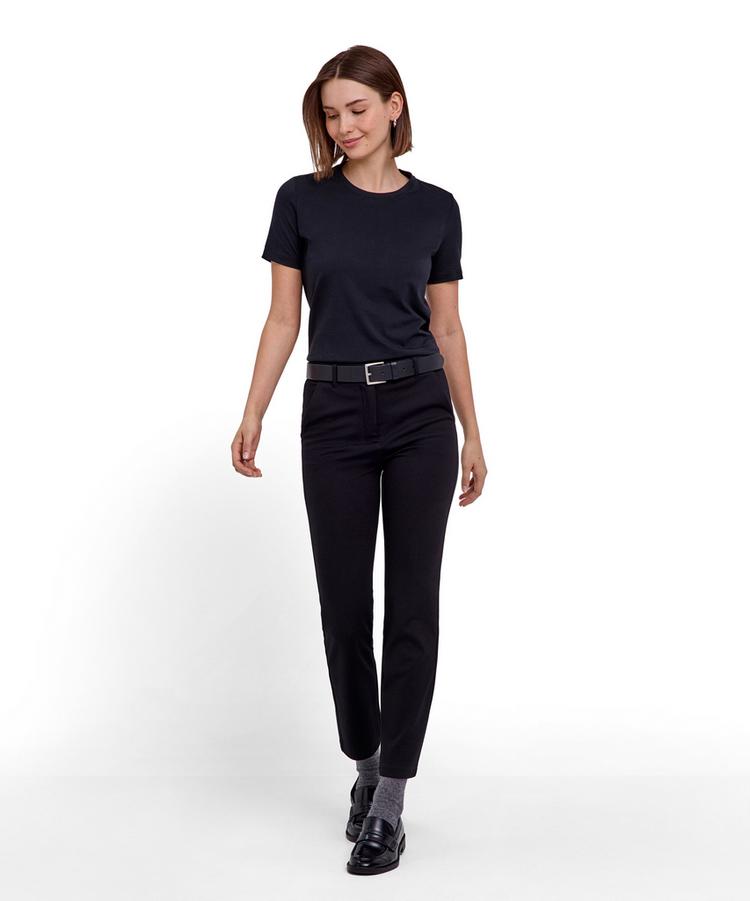 Falke Falke Crew Neck T-Shirt Damen - black (3000) - 1 | SportScheck