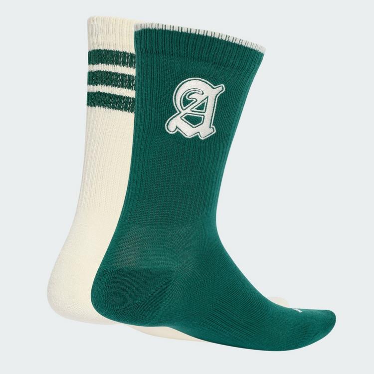 adidas adidas Stadium Grafik Socken 2er-Pack Socken - Collegiate Green / Ivory / Collegiate Green - 0 | SportScheck