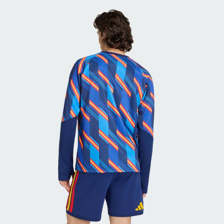 adidas adidas Spanien 26 Pre-Match Heimsweatshirt Funktionstop Herren - Dark Blue - 1 | SportScheck