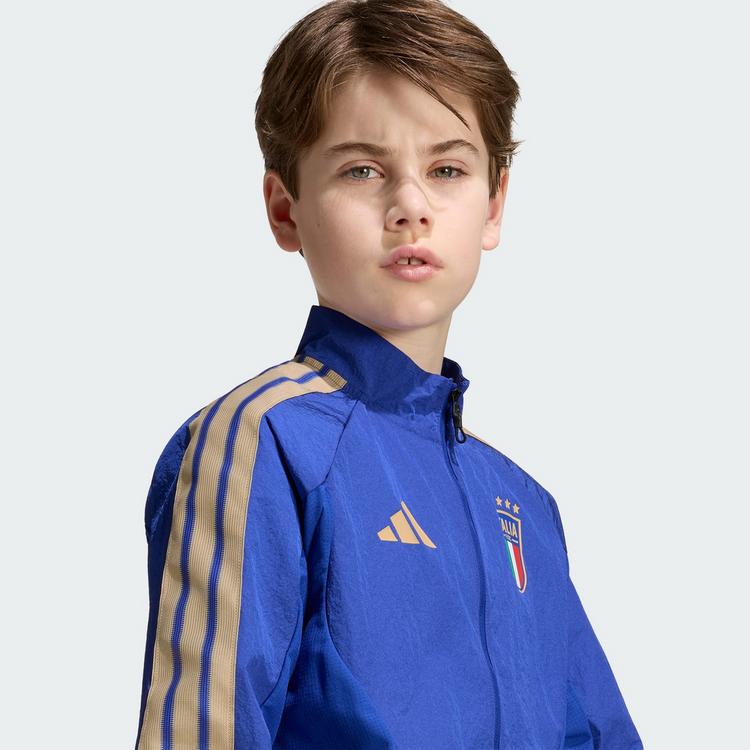 adidas adidas Italien Kids Anthem Heimjacke Trainingsjacke Kinder - Bold Blue - 0 | SportScheck