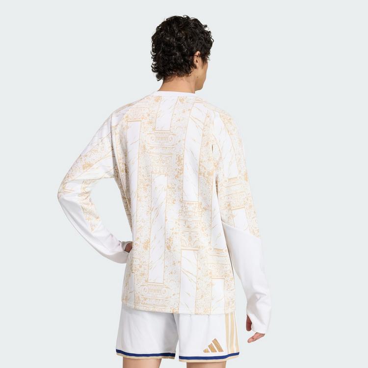 adidas adidas Italien 26 Pre-Match Heimsweatshirt Funktionstop Herren - White / Hazy Beige - 1 | SportScheck