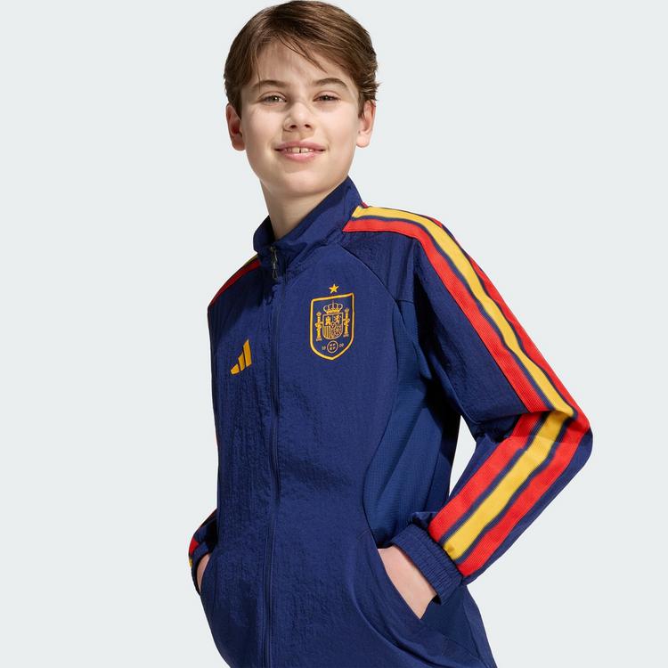 adidas adidas Spanien Kids Anthem Heimjacke Trainingsjacke Kinder - Dark Blue - 1 | SportScheck