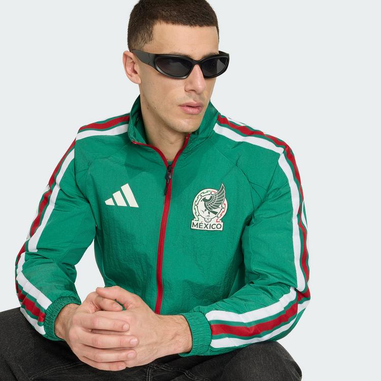 adidas adidas Mexiko Anthem Heimjacke Trainingsjacke Herren - Bold Green - 1 | SportScheck