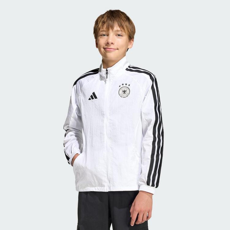 adidas adidas Deutschland Kids Anthem Heimjacke Trainingsjacke Kinder - White - 0 | SportScheck
