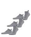 Falke Cool Kick Bundle 3-Pack Sneaker Socken - light grey mel. (3775)