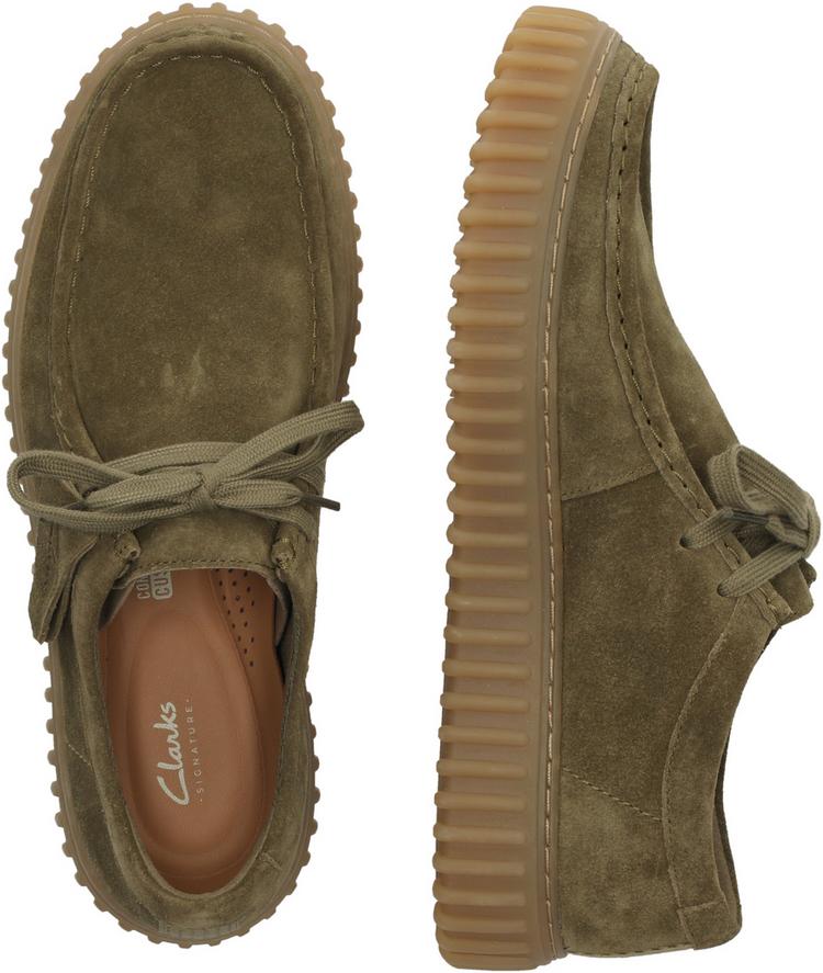 Clarks Clarks Torhill Halbschuhe Herren - 3227 Olive Suede - 2 | SportScheck