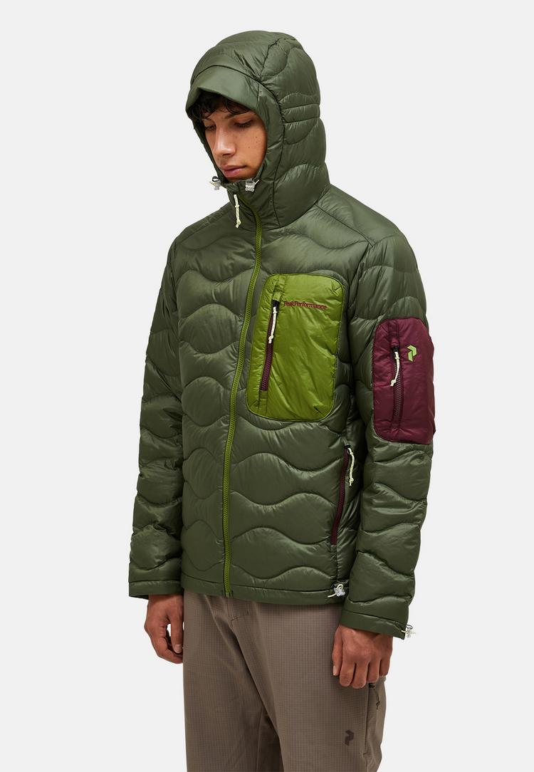 Peak Performance Peak Performance M Helium Utility Down Hood Jacket Daunenjacke Herren - olive - 1 | SportScheck