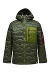 Peak Performance M Helium Utility Down Hood Jacket Daunenjacke Herren - olive