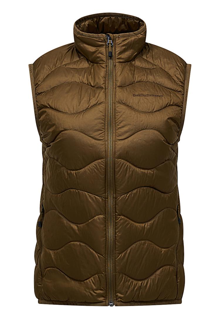 Peak Performance Peak Performance W Helium Down Vest Steppweste Damen - khaki - 0 | SportScheck